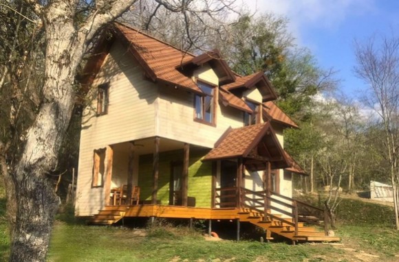 Эко-домик с бассейном в горах возле леса Бахчисарайский район Счастливое Крым