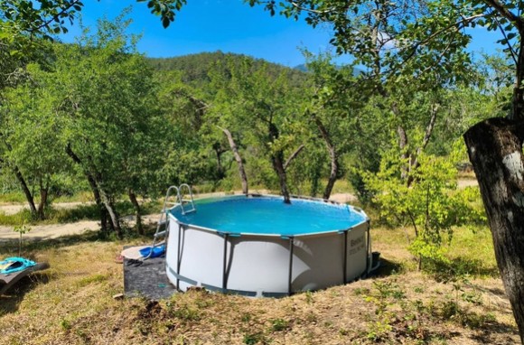 Эко-домик в лесу с баней на дровах бассейном и прудом Бахчисарайский район Счастливое Крым