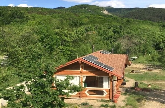 Эко-домик в лесу с баней на дровах бассейном и прудом Бахчисарайский район Счастливое Крым